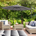 SONKUKI 10ft. Patio Offset Umbrellas.
