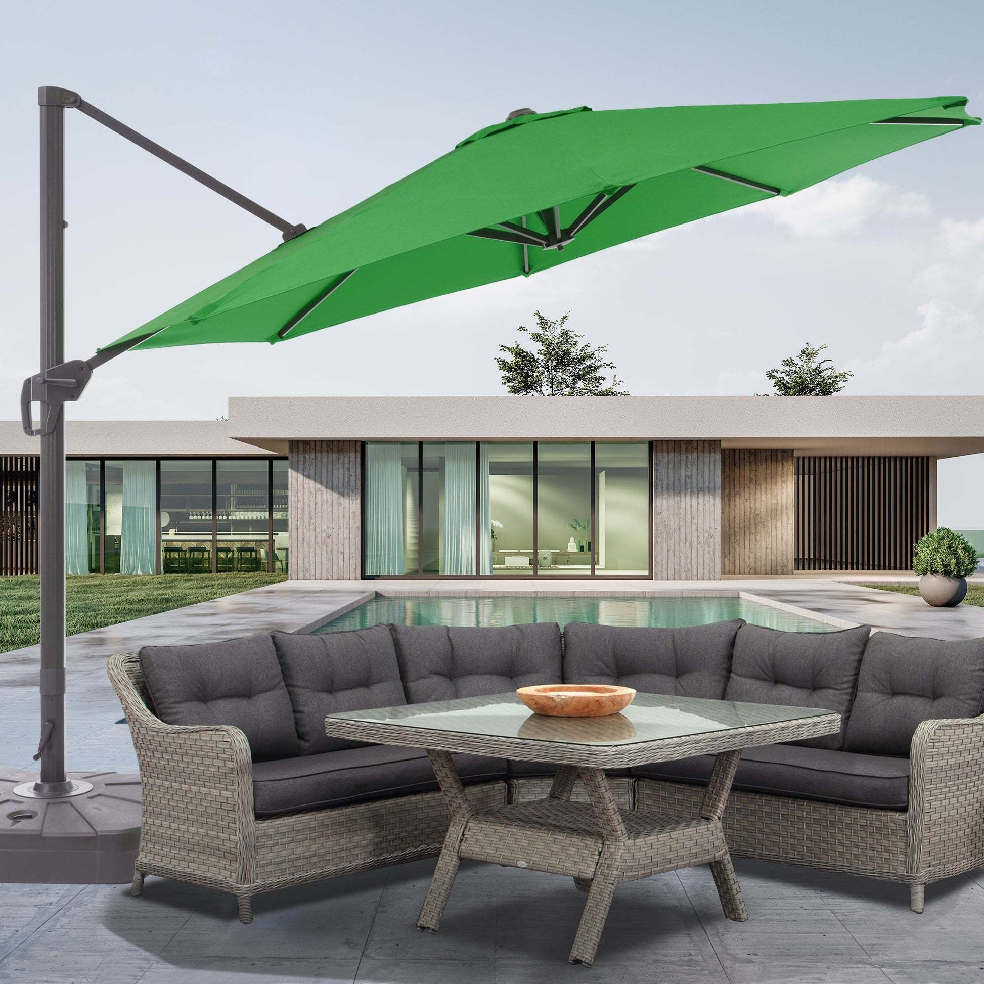 SONKUKI 11Ft Cantilever Umbrella Pro.