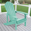 SONKUKI Patio Fire Pit Adirondack Plastic Chair Outdoor Lawn and Garden Chairs.