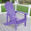 SONKUKI Patio Fire Pit Adirondack Plastic Chair Outdoor Lawn and Garden Chairs.