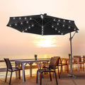 SONKUKI 10ft. Offset LED Umbrellas.