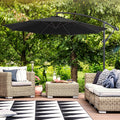 SONKUKI 10ft. Patio Offset Umbrellas.