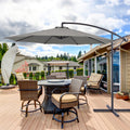 SONKUKI 10ft. Patio Offset Umbrellas.