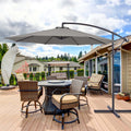 SONKUKI 10ft. Patio Offset Umbrellas.