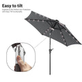 SONKUKI CFS LED 7.5 FT Market Umbrella.
