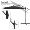 SONKUKI 10ft SF Offset Umbrella.