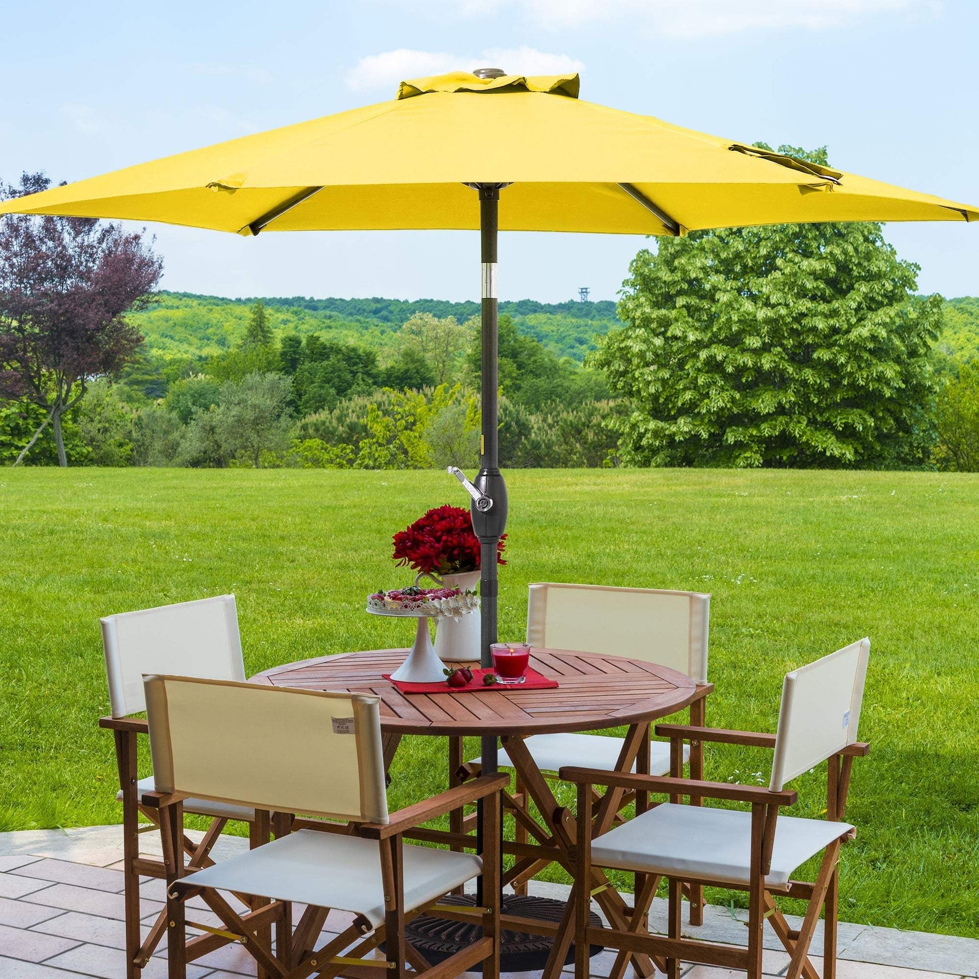 SONKUKI 7.5ft Table Market Umbrellas.