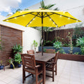 SONKUKI 7.5Ft LED Table Market Umbrella.