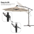 SONKUKI CSF LED 10ft Offset Umbrella.