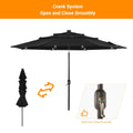 SONKUKI 10ft LED 3 Tiers Market Umbrella.