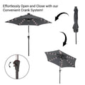 SONKUKI CFS LED 7.5 FT Market Umbrella.