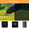 SONKUKI 10ft LED 3 Tiers Market Umbrella.