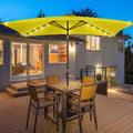 SONKUKI LED 10 x 6.5Ft  Market Umbrellas.