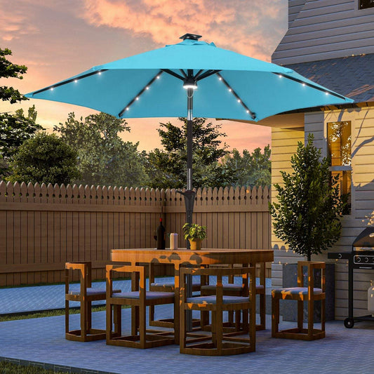 SONKUKI CFS LED 7.5 FT Market Umbrella.