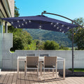 SONKUKI 8.2¡Á8.2ft LED Offset Umbrella.
