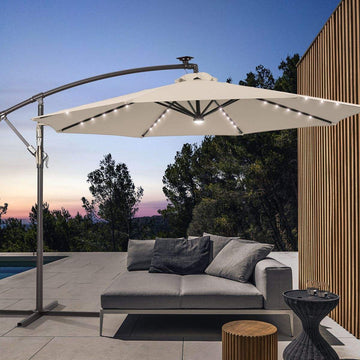 SONKUKI CSF LED 10ft Offset Umbrella.