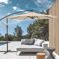 SONKUKI 10ft SF Offset Umbrella.