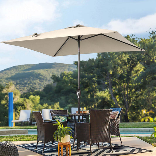 SONKUKI 6.5x6.5ft Market Umbrella.