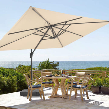 SONKUKI 11.5x9ft Cantilever Umbrella Pro.