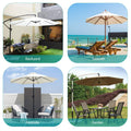 SONKUKI 9x6ft Market Umbrella.