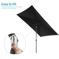 SONKUKI 9x6ft Market Umbrella.