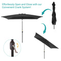SONKUKI 9x6ft Market Umbrella.