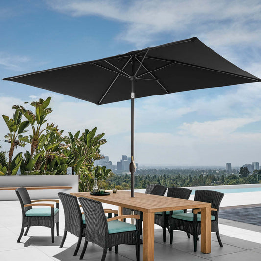 SONKUKI 9x6ft Market Umbrella.