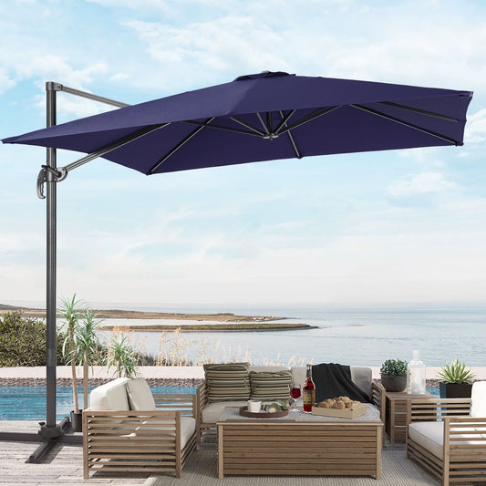 SONKUKI 9x9ft Cantilever Umbrella Standard.