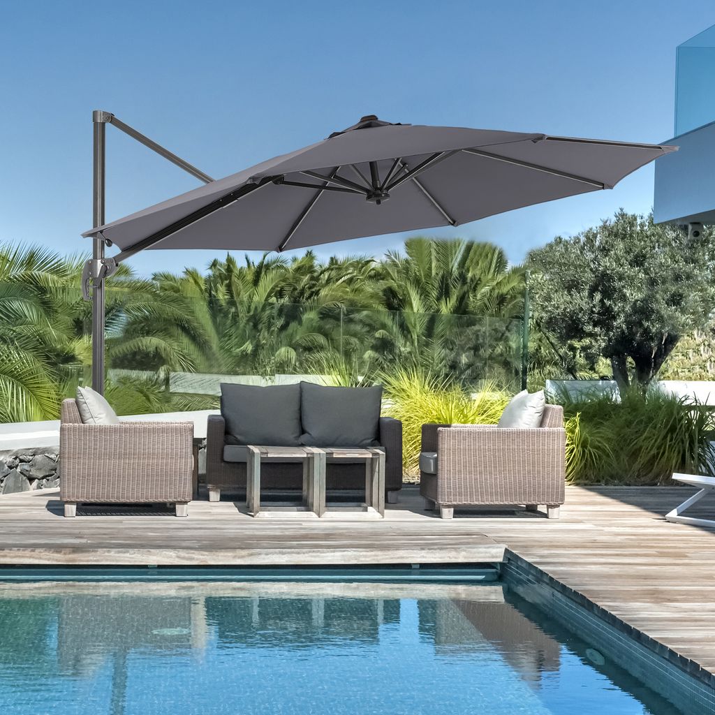 SONKUKI 11ft Cantilever Umbrella Standard.