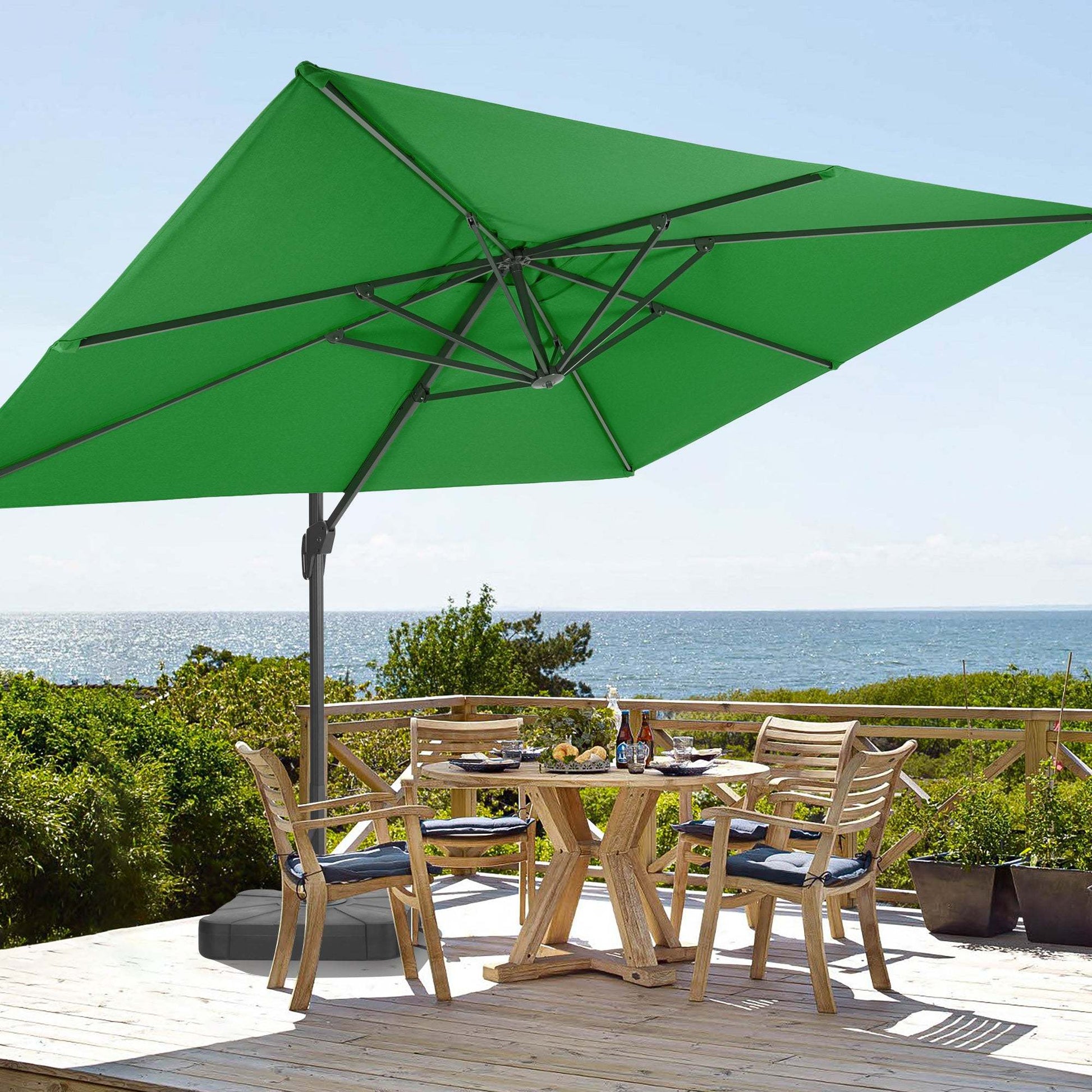 SONKUKI 11.5x9ft Cantilever Umbrella Pro.