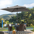 SONKUKI 6.5x6.5ft Market Umbrella.