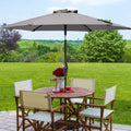 SONKUKI 7.5ft Outdoor Patio Market Table Outside Umbrellas Nonfading Canopy and Sturdy Ribs - Sonkuki