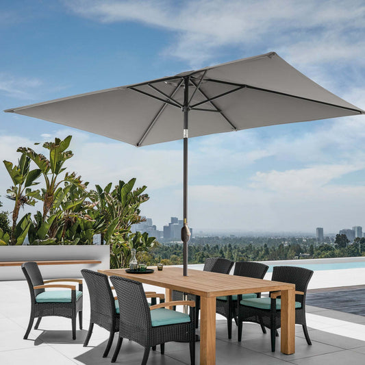 SONKUKI 9x6ft Market Umbrella.