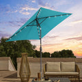 SONKUKI 6.5x6.5ft LED Market Umbrella.