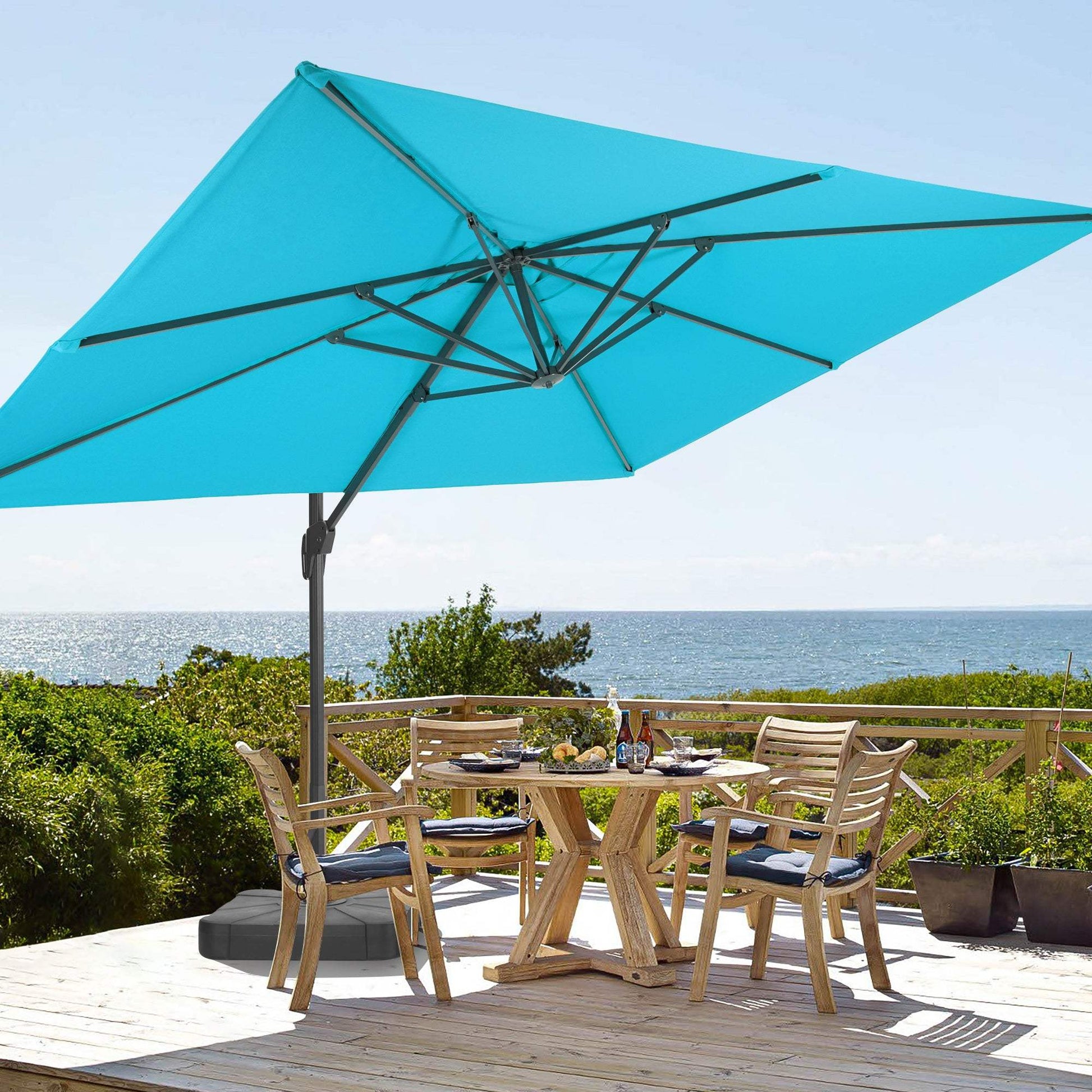 SONKUKI 11.5x9ft Cantilever Umbrella Pro.