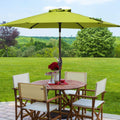SONKUKI 7.5ft Outdoor Patio Market Table Outside Umbrellas Nonfading Canopy and Sturdy Ribs - Sonkuki