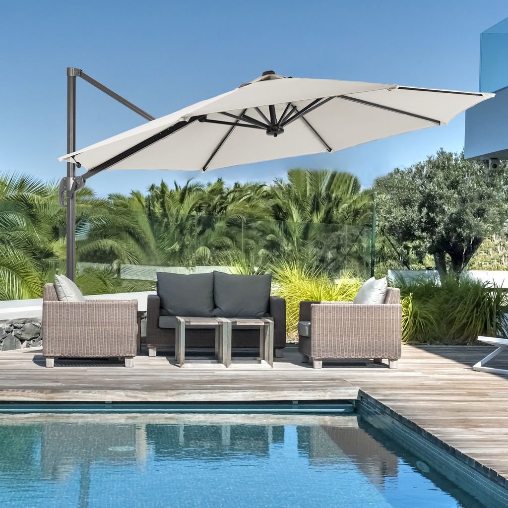 SONKUKI 11ft Cantilever Umbrella Standard.