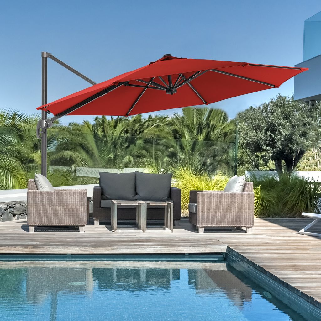SONKUKI 11ft Cantilever Umbrella Standard.