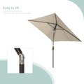 SONKUKI 6.5x6.5ft Market Umbrella.