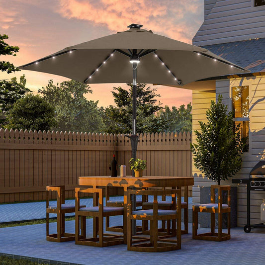 SONKUKI CFS LED 7.5 FT Market Umbrella.