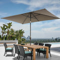 SONKUKI 9x6ft Market Umbrella.