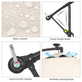 SONKUKI 8.2¡Á8.2ft LED Offset Umbrella.