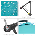 SONKUKI 8.2 x 8.2ft. Square Patio Offset Umbrellas With Base - Sonkuki