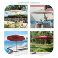 SONKUKI 6.5x6.5ft Market Umbrella.