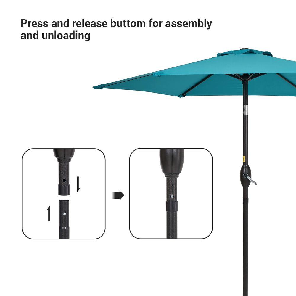SONKUKI 7.5ft Table Market Umbrellas.