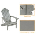 SONKUKI Patio Fire Pit Adirondack Plastic Chair Outdoor Lawn and Garden Chairs - Sonkuki