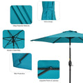 SONKUKI 7.5ft Table Market Umbrellas.