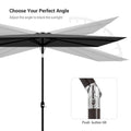 SONKUKI 10 x 6.5ft Aluminium Patio Market Umbrellas.