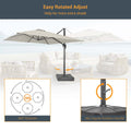 SONKUKI 11.5x9ft Cantilever Umbrella Pro.