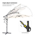 SONKUKI 10ft. Patio Offset Umbrellas.